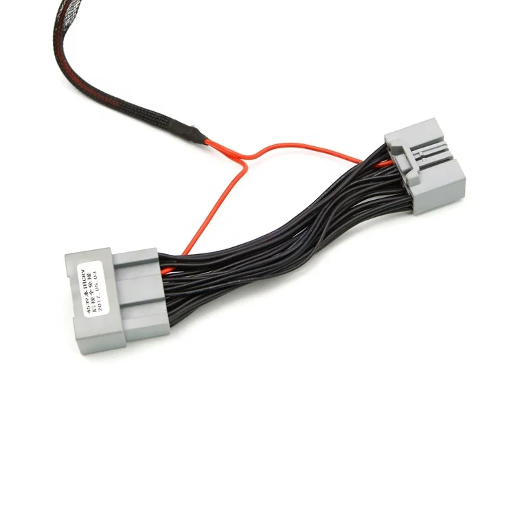 
online sales custom car 24 pins connector rearview mirror wire harness 