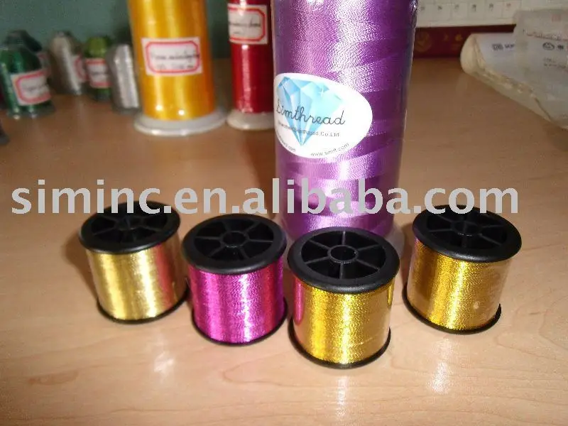 
flat yarn, metallic yarn, thread 