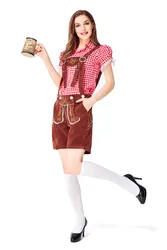 OEM  Custom Size Adults Halloween Girls German Bavarian Oktoberfest Beer Costume Women Cosplay In Games Carnival Costumes