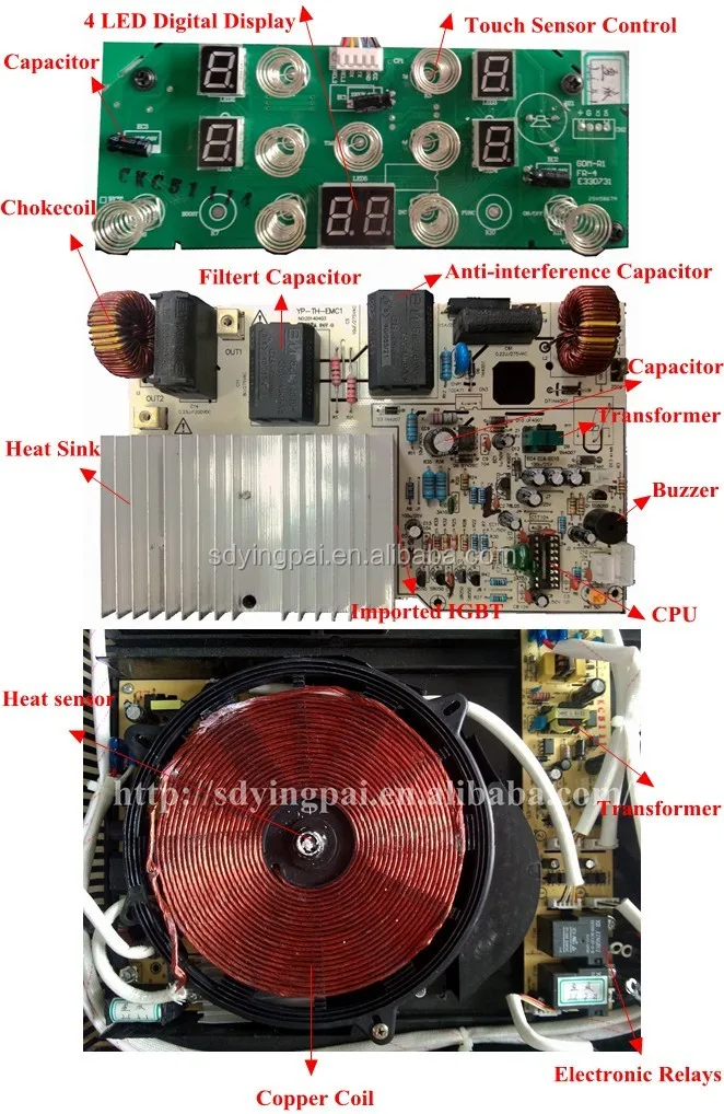 Hot pot restaurant equipment hot pot multi induction cooker with timer