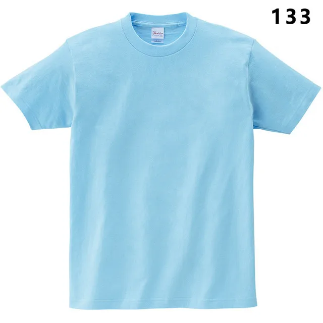 Wholesale White 100% Cotton Plain Oversized Round Neck Cheap custom tshirts with custom label