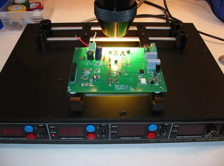 KADA 862d++ Desktop 4 in 1 Full Auto IRDA Infrared Soldering BGA Rework Station 220V 110V Welding Machine