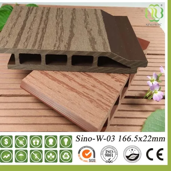 
Wood Plastic Composite Decorative WPC Wall Panel For Garden Building 