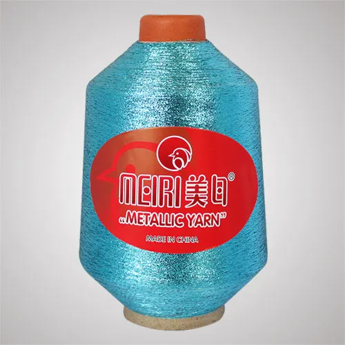 
High-strength China-made gold and silver thread polyester metallic glitter yarn 