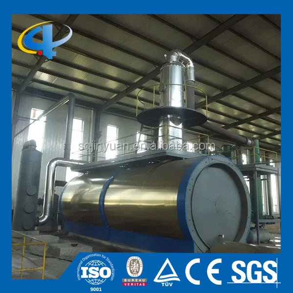 Waste Engine Oil Recycling to Diesel Machine Heavy Oil Distillation Plant Crude Oil Refinery Machinery