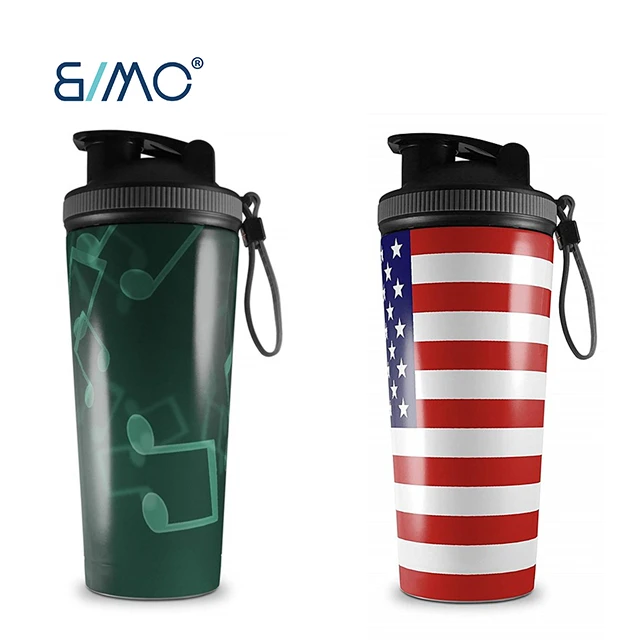 26oz Stainless Steel Insulated Water Bottle Protein Mixing Cup Holds Ice for 30 Hours As seen on Shark Tank