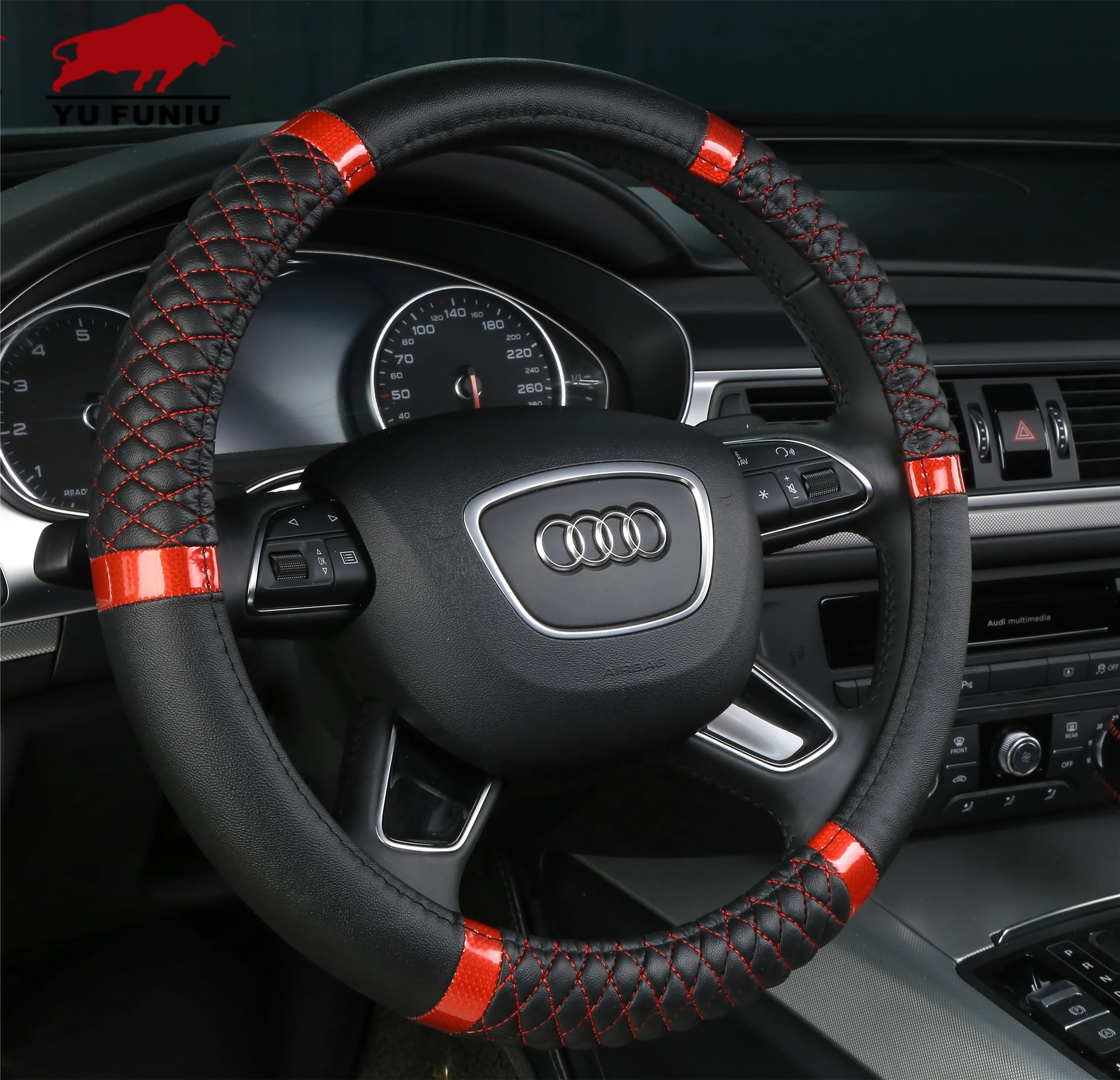 
New design of PVC steering wheel cover interior accessories 
