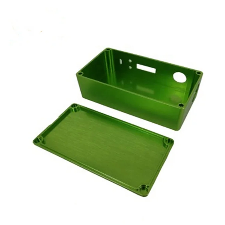 Custom precision anodized CNC machining milling aluminum cnc box mod
