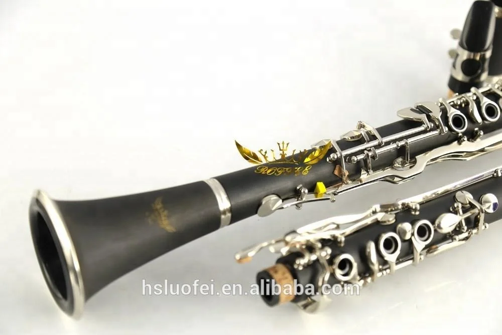 Musical instrument ABS body 17 keys nickel plated G tone clarinet