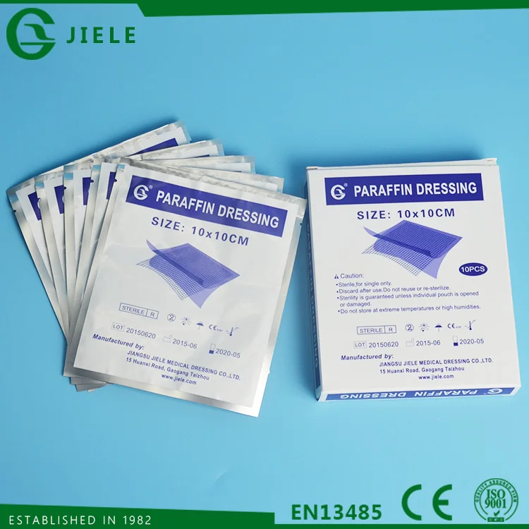 
medical sterile paraffin gauze swab 