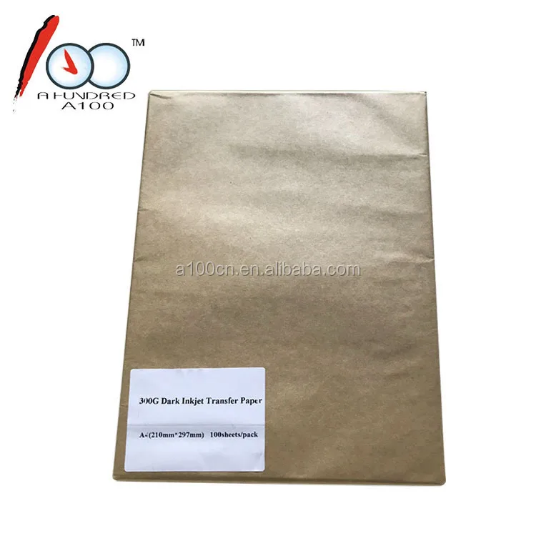 A4  A3 dark color fabric Inkjet printing heat transfer paper