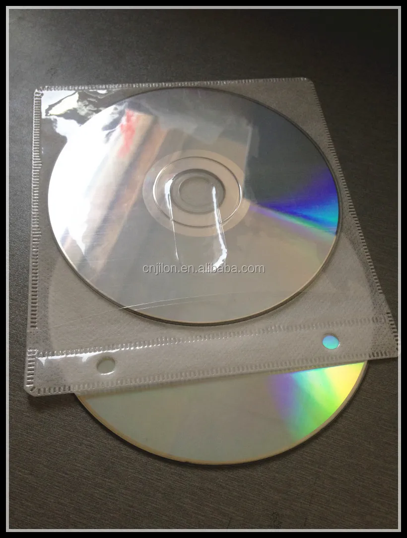 JILONG YIZU Clear Plastic PP+Non-woven CD DVD Cover
