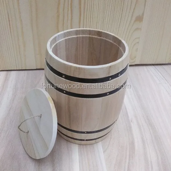 Custom cheap wood barrel mini coffee barrel for sale