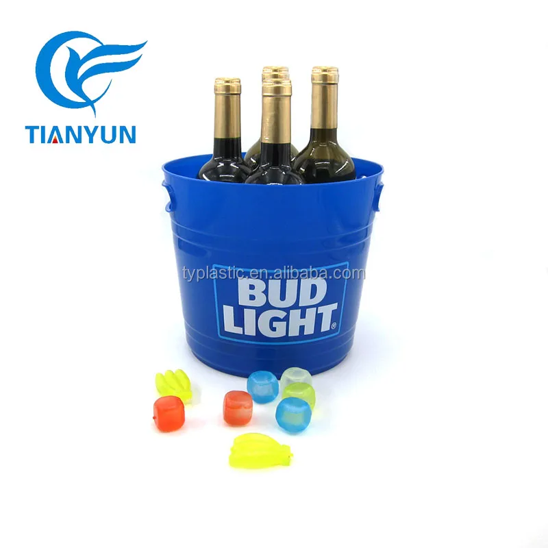7L Plastic Ice Stick Bottle Cooler New Ice Bucket for Party