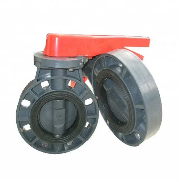 
Big Size Factory Price PP PVC BUTTERFLY VALVE 