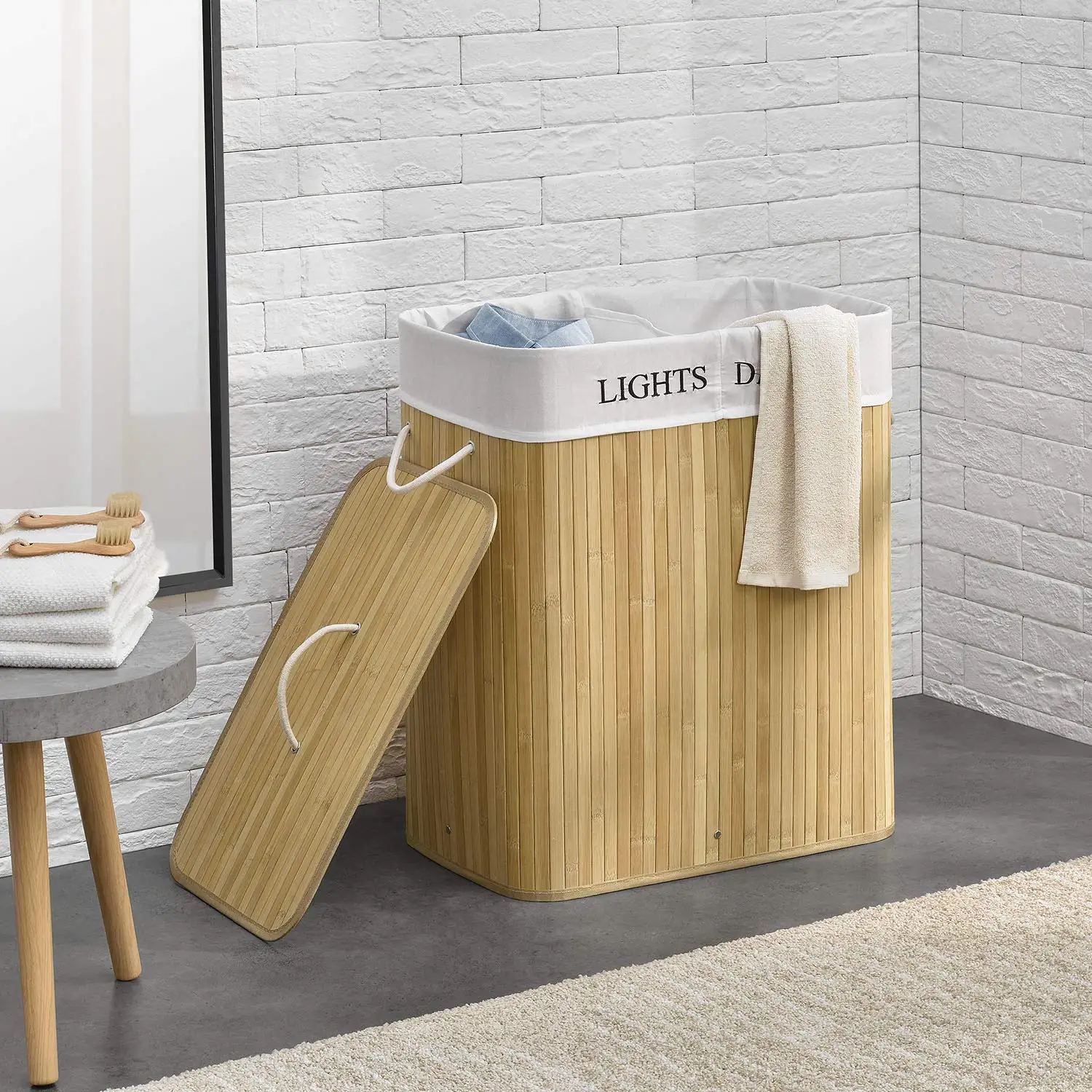 Store More Dirty Clothes Storage Rectangular Laundry Basket