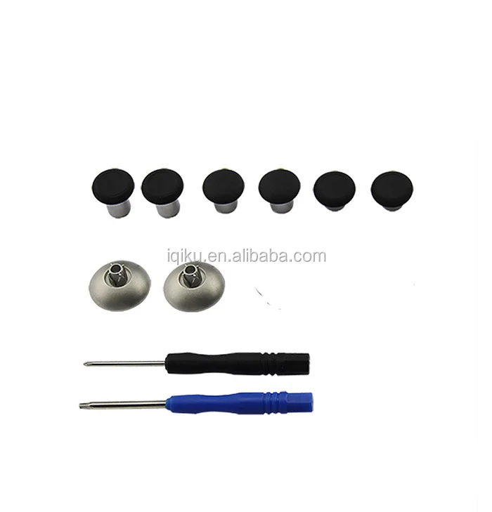 
Colorful Replacement Thumbsticks Grips Metal Magnetic Joystick Sets For PS4 / PS4 Slim / PS4 Pro Controller 8 Pieces Sets 