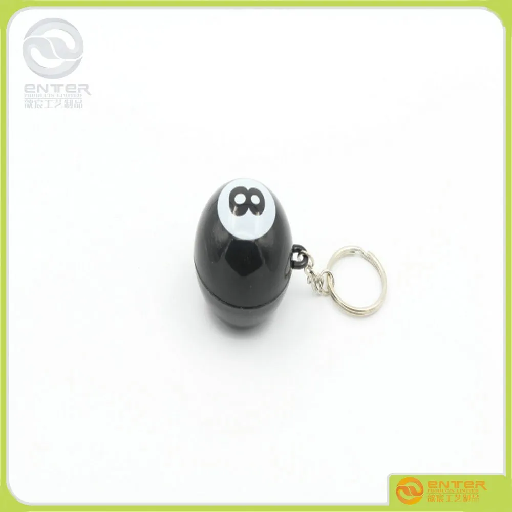 
2018 the newest Promotional big Plastic Magic 8 Ball, small Magic 8 Ball with keychain Mystical Orb Ball 