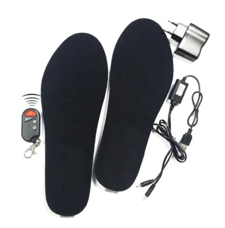 3.7V, 5v, 7.4v rechargeable battery heated insoles pad foot warmer