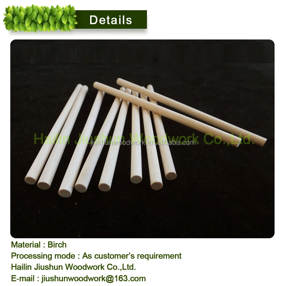 
Wooden dowel rod / round stick for craft candy decorate 