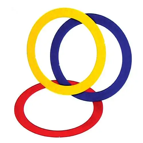Juggling Acrobatics  Rings Bracelet Props Hand Wristband Clown Acrobatics Toy Kids