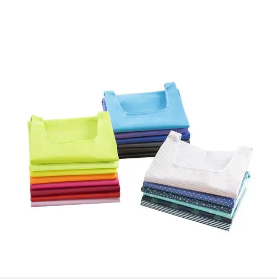 Custom bag hot sale 190T polyester tote bag 210D folding shopping bag