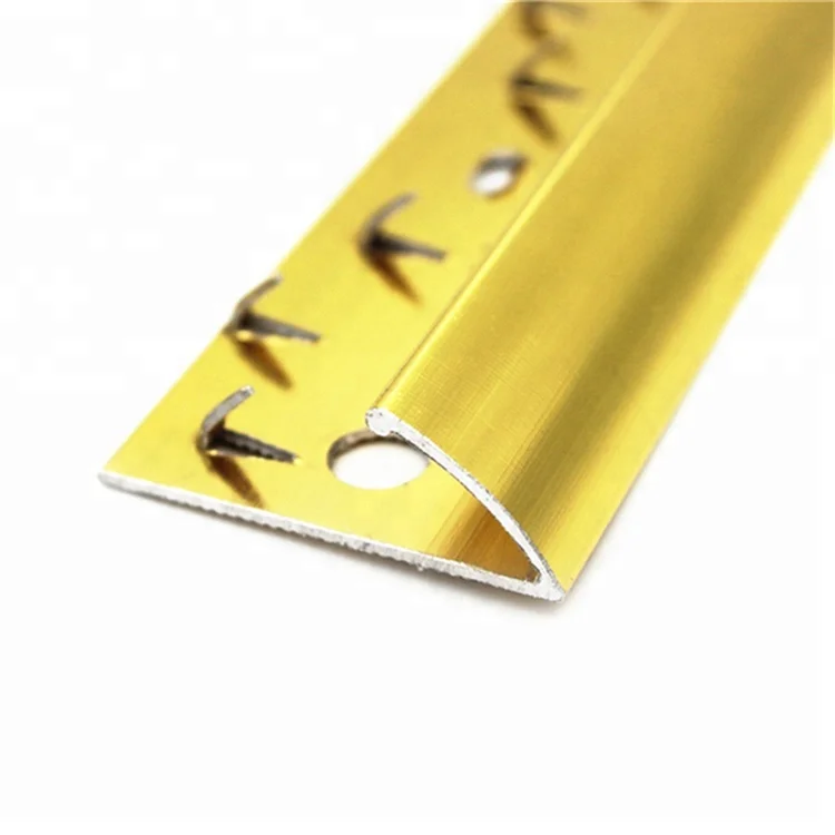 NIUYUAN Aluminum naplock carpet trim/ Aluminum edge carpet trim/ Aluminum carpet trim
