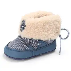 Amazon Hot sale Snow Fleece 0-2 years First walker baby booties boots
