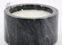 Популярный Каменный Подсвечник, банка/емкость для хранения из натурального мрамора и подсвечник