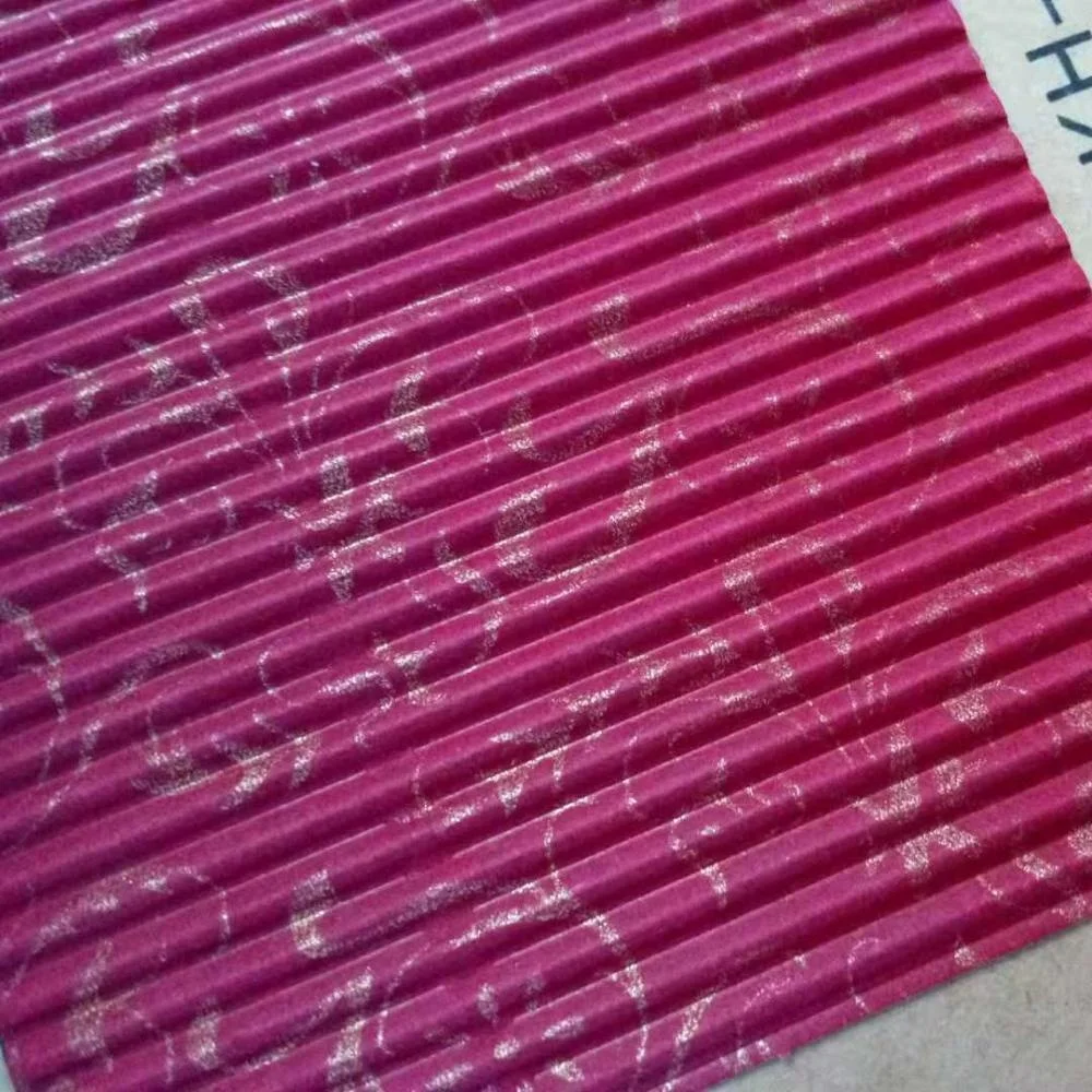 
single face e flute black corrugated cardboard paper sheet 