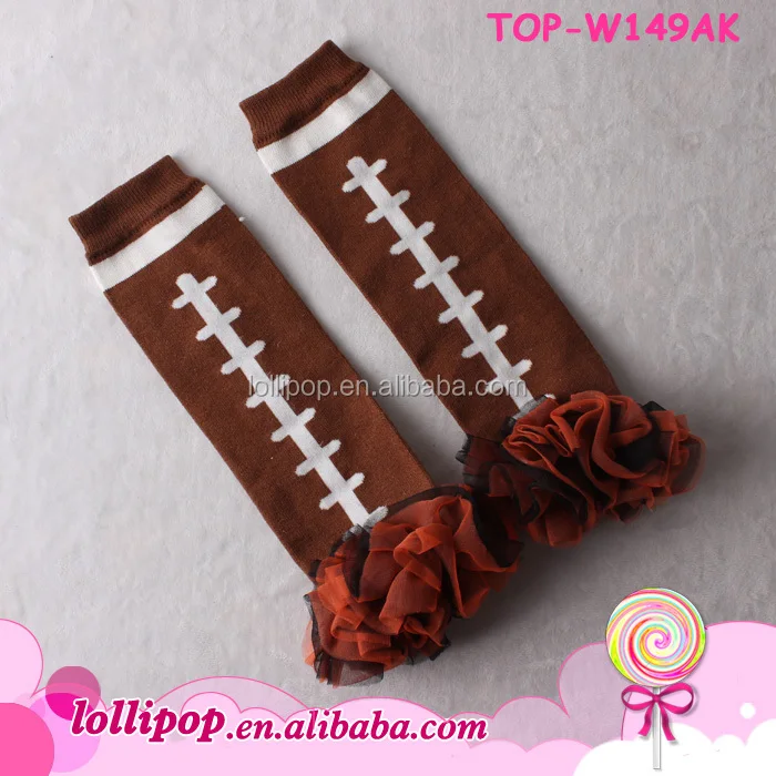 In stock knitted football pattern boys Leg Warmers newborn baby Football leg warmers for kids
