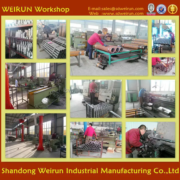 forklift and tractor loader double acting hydraulic cylinder price in Shandong China