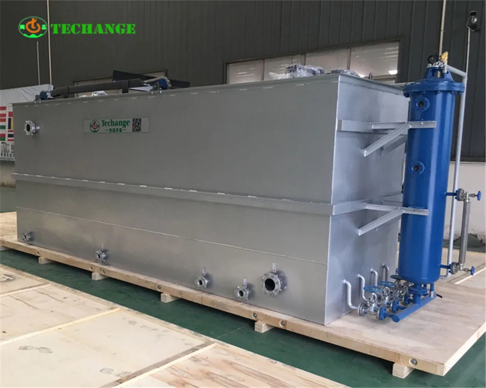 New Ttype dissolved air floatation Flotation machine DAF for industrial effluent treatment