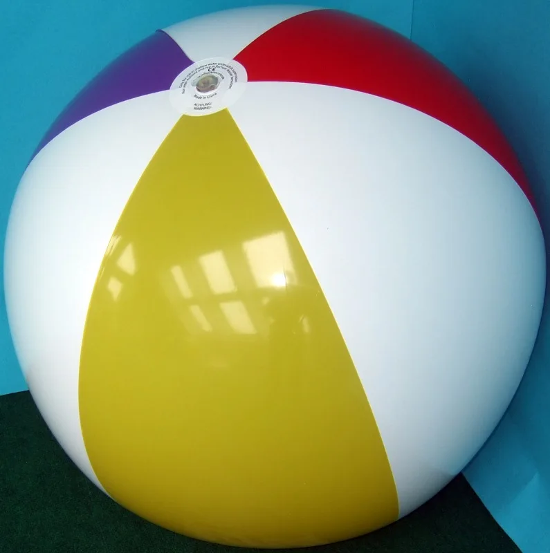 Hot selling colorful giant commercial inflatable beach ball popping
