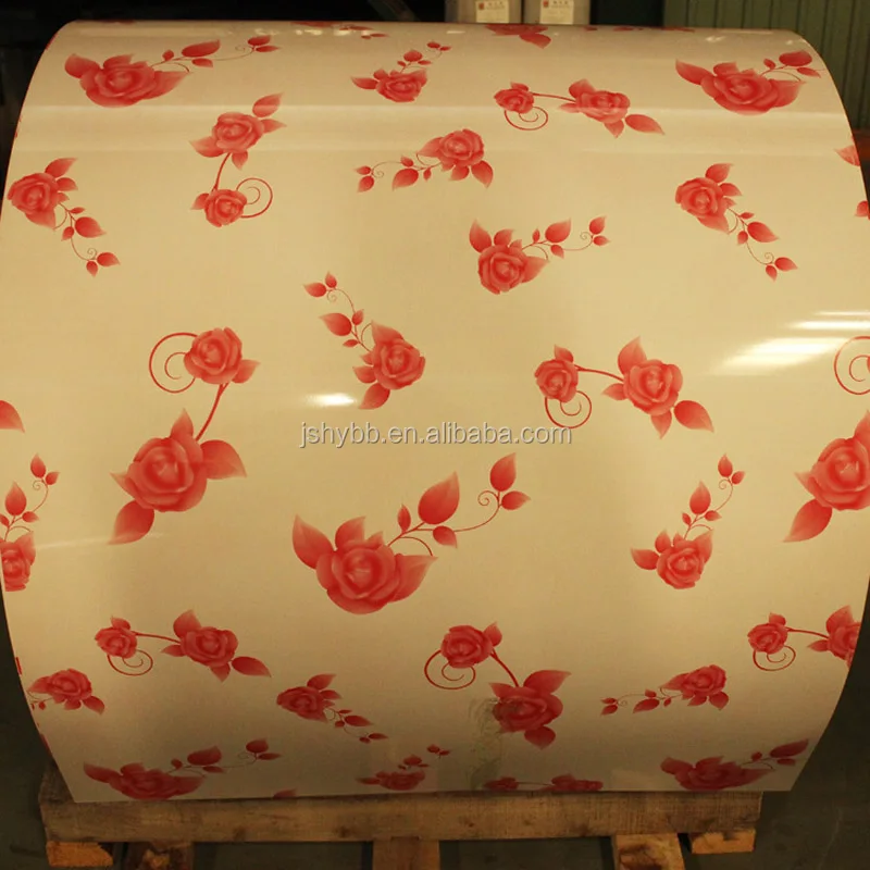 Pure color/flower/marble/wood/camouflage PPGI Color galvanized coil
