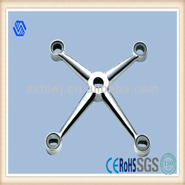 
High quality curtain wall glass spider fittings, stainless steel wall fittings 
