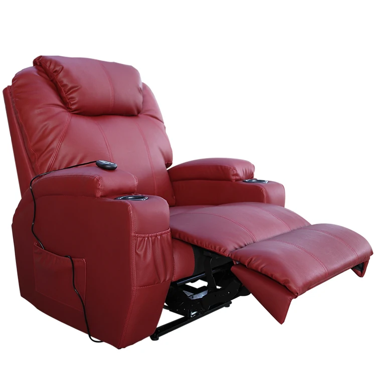 Full Grain Leather Electric Electronic French Recliner Single Power Germany Motion One Seater Auto Chair Sofa Reclining