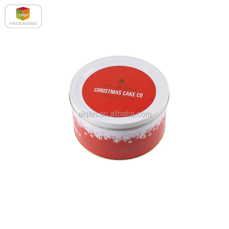 
decorative tin box for cookies/big round tins/food/candy metal tin box packaging 