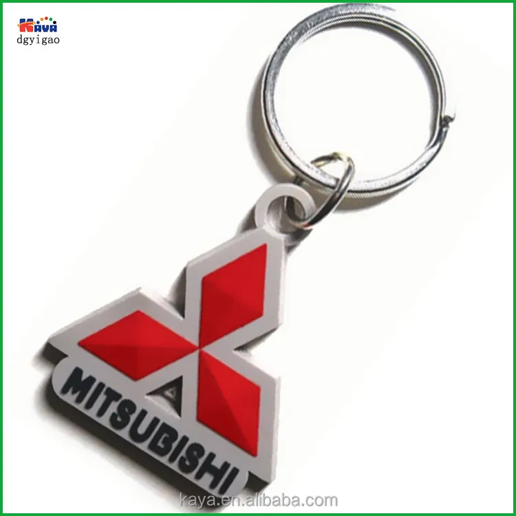 Promotional 2D custom shaped soft pvc keychain