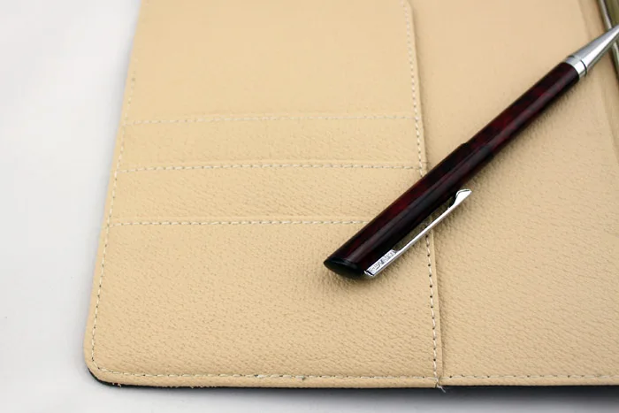 Leather spiral notebook Original office personal diary/week planner/agenda organizer 6 rings binder stationery