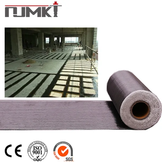 Two-way/Unidirectional plain carbon fiber cloth/ fabric carbon for construction/ 3k 2/2 twill carbon