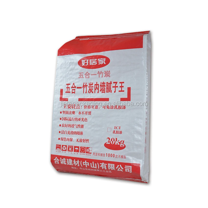 Дешевый Белый полипропиленовый гипсовый порошок цементный упаковочный мешок 20 кг с клапаном