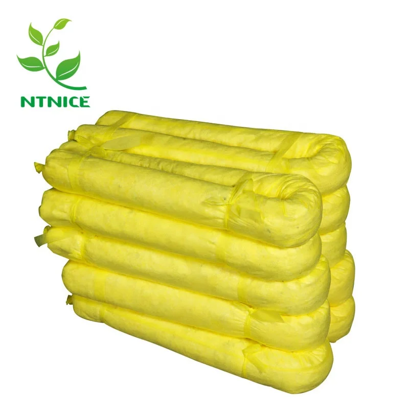 High Quality Chemical Absorbent Sock 7.6cm*120cm for Spill Solution