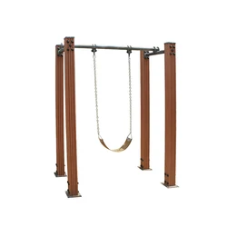 Wooden material safe swings children swings
