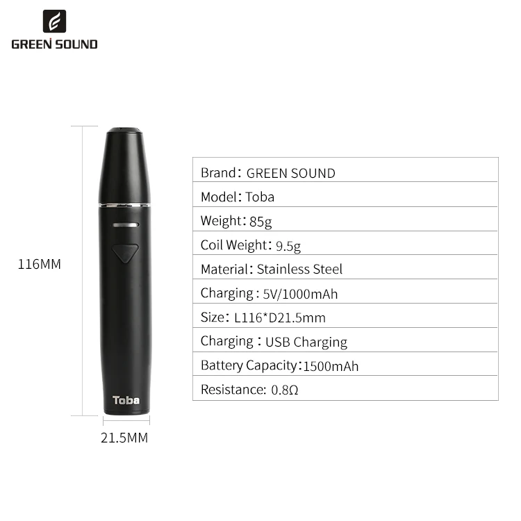 
New tobacco smoking device for heat not burn cigarettes with 1500mAh battery Vaporlax 