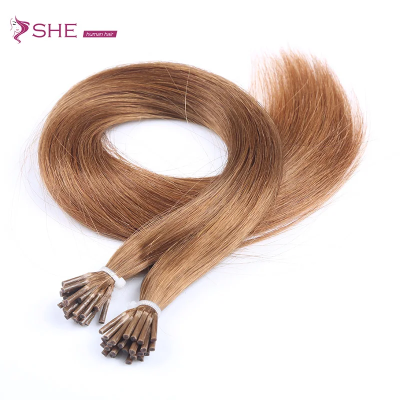 
Aliexpress best quality remy 100 keratin tip 8-30 inch human Hair Extensions 1 Gram for white women 