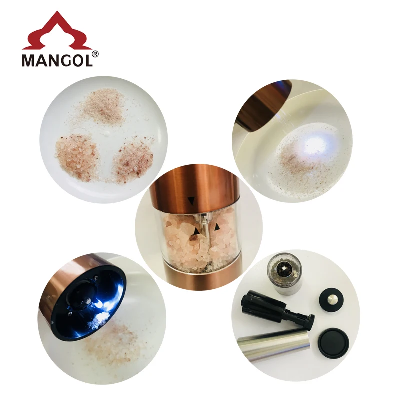 Automatic Stainless Steel Pepper and Salt Grinder Mill