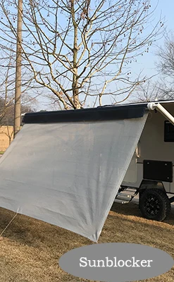 Motorhome Camping Trailer RV Awning Sun Shade Screen