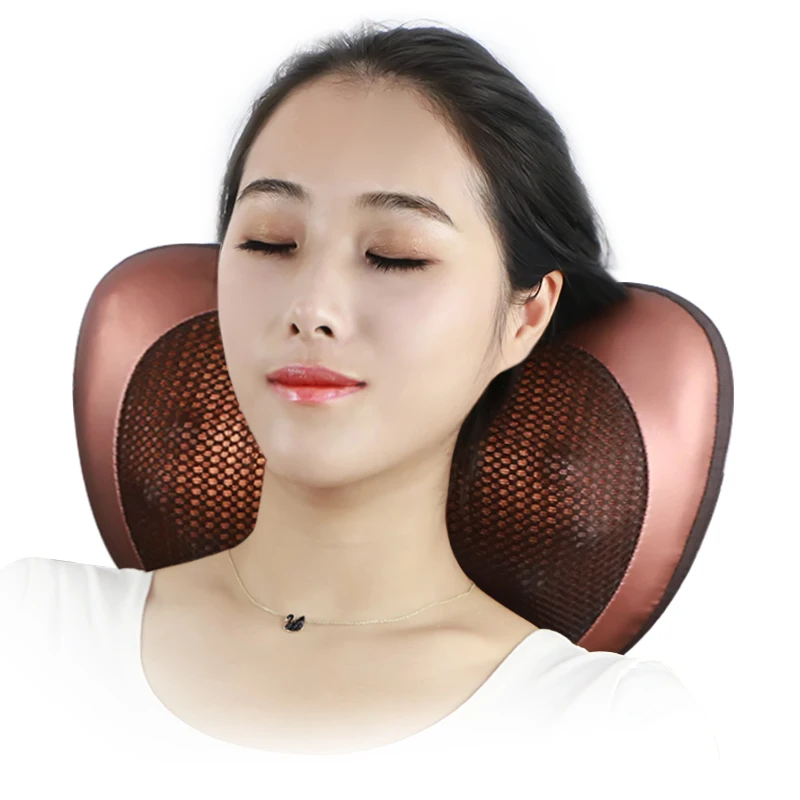Shiatsu Kneading Heat  Electric Back Neck Shiatsu Vibrating Shoulder Massage Pillow