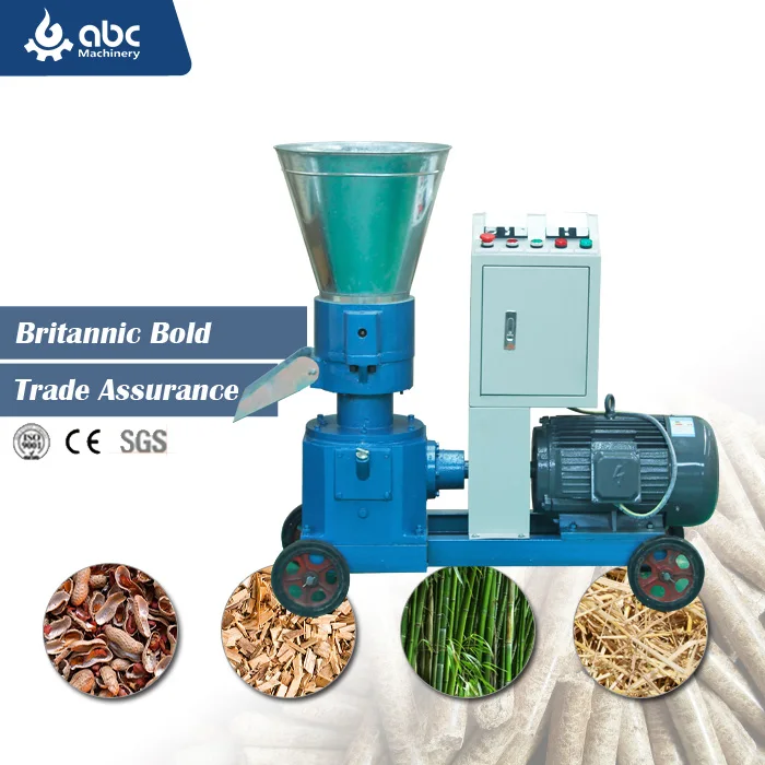 How to make wood pellets with ABC Machinery disc type pelleting mill wholesale price or fuel wood chip biomass pellet machine